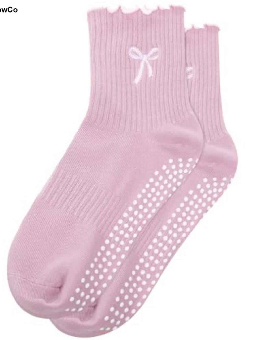 Simlakey Women's Non-Slip Grip Socks for Pilates Yoga Barre, Cotton Blend, Arch